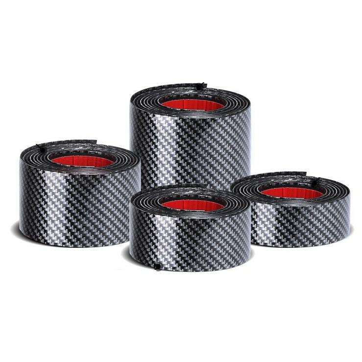Cacbon dán cốp dán bước chân ô tô xe hơi ( rộng 7cm )