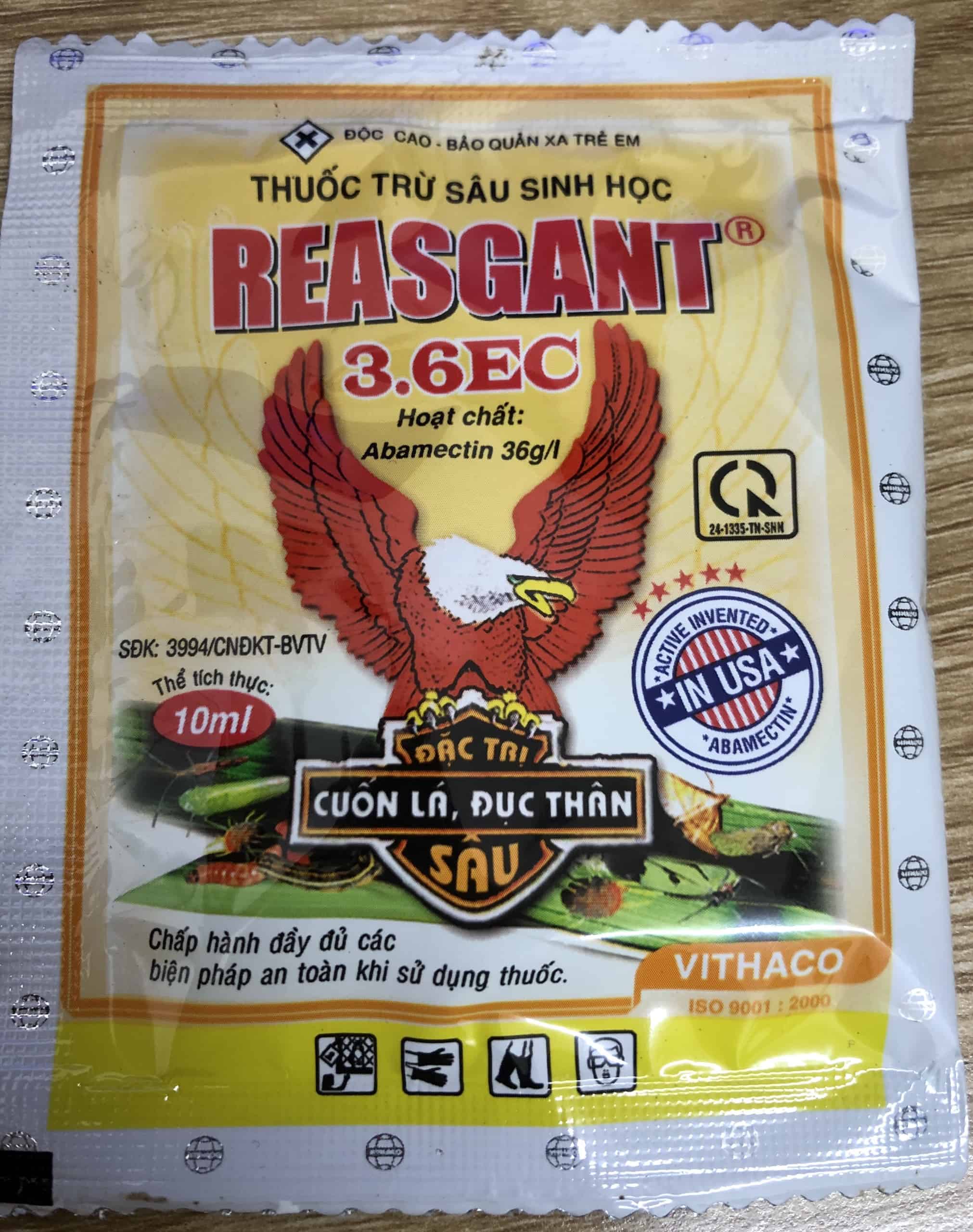 Reasgant 3.6EC – thuốc trừ sâu sinh học 10ml