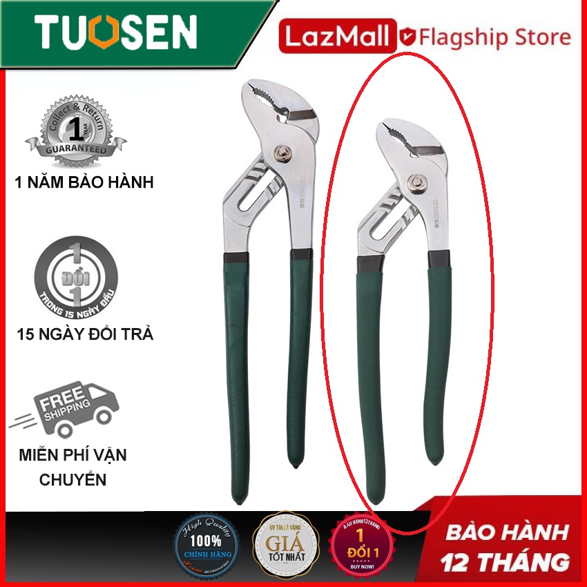Kềm mỏ quạ, kìm mỏ quạ thép đúc nguyên khối đa năng 10inch, 12inch TUOSEN
