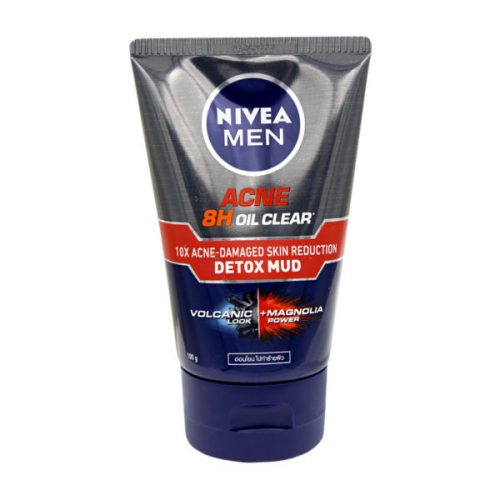 Sữa rửa mặt Nivea Men Detox Mud giúp giảm mụn & hư tổn da 100g