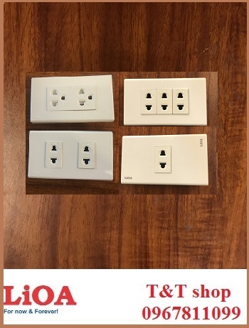 Mặt ổ cắm  âm tường concept Lioa