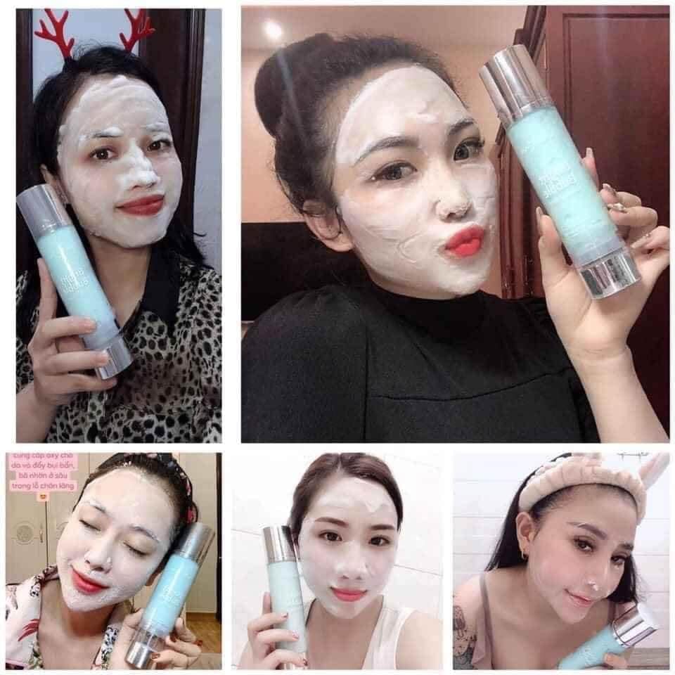 Lalihui - Sữa rửa mặt detox sủi bọt thải độc. Mỹ phẩm lalihui. sạch da, mềm dịu da, dùng được cho cả da dầu mụn [có quà tặng]
