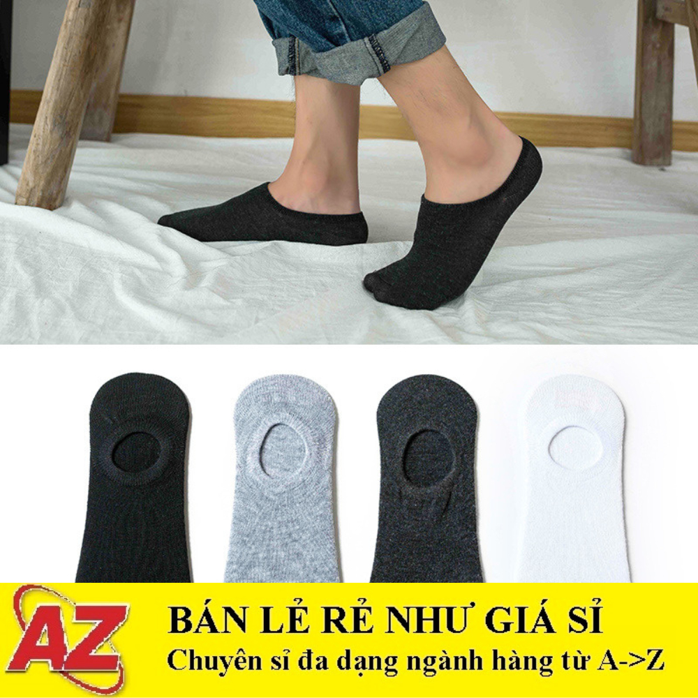 Tất Vớ Nam Nữ Không Cổ Hàn Quốc, Vớ Tất Thấp Cổ Thông Thoáng