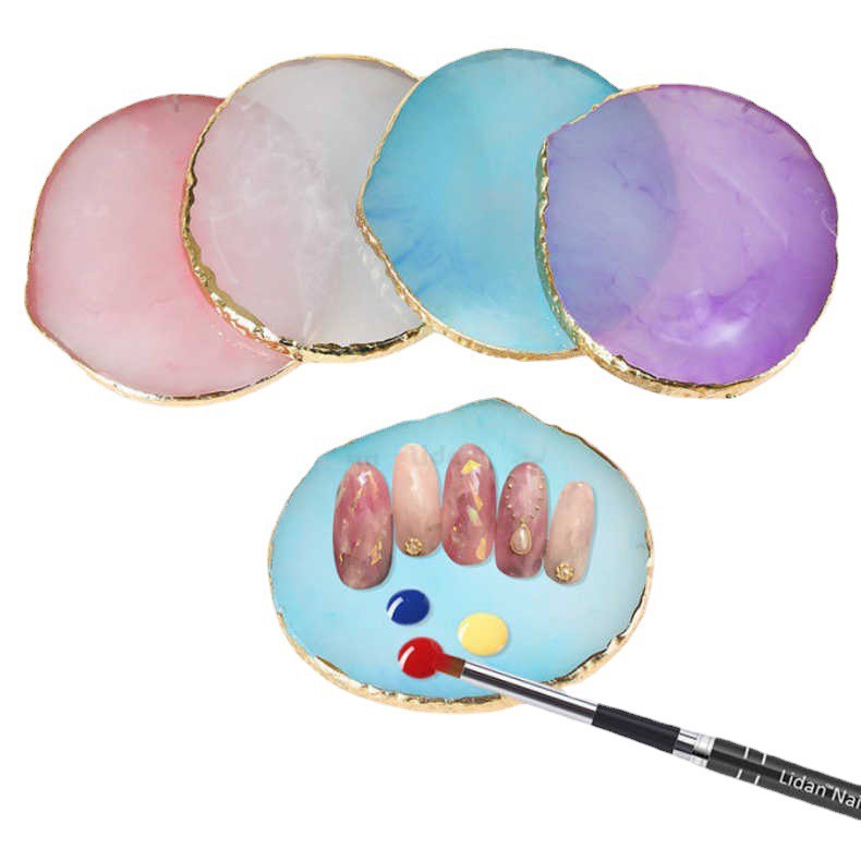 Đá cẩm thạch pha màu sơn gel - Đá pha sơn Decor - đá tán màu sơn gel