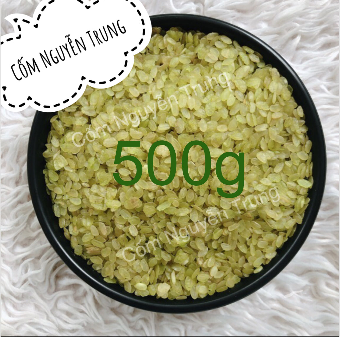 Cốm sấy khô mễ trì , hà nội - hàng ngon loại 1 500gr . có quanh năm