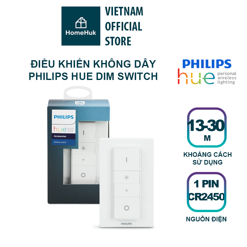Điều khiển không dây philips hue dim switch my/ph/vn