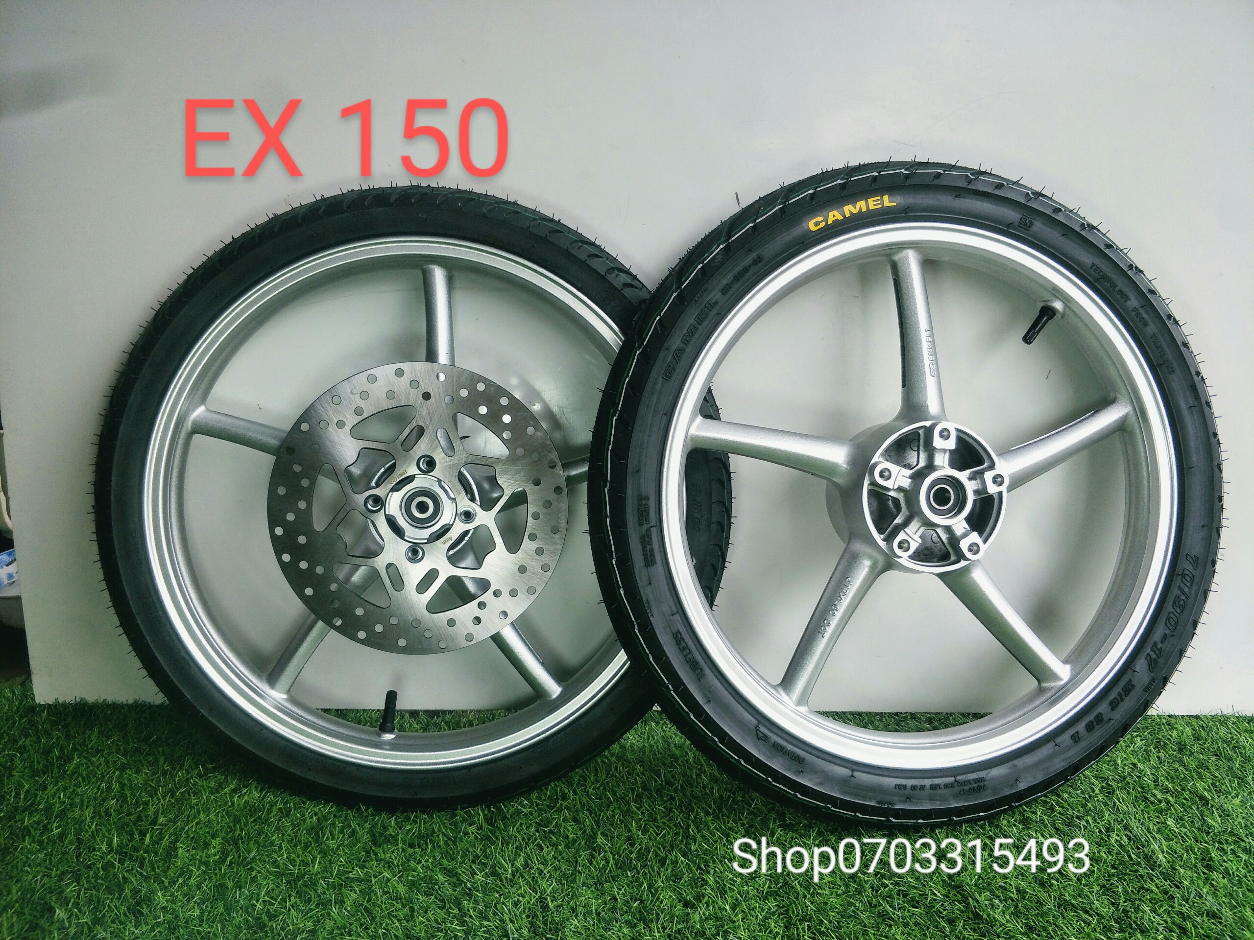 [HCM] CẶP BÁNH MÂM XMOD EX 135 150 KÈM ĐĨA TRƯỚC FULL VỎ CAMEI KHÔNG RUỘT