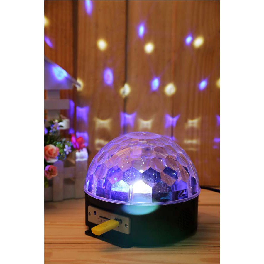 ⛔freeship⛔ đèn led xoay 7 màu cảm ứng nhạc