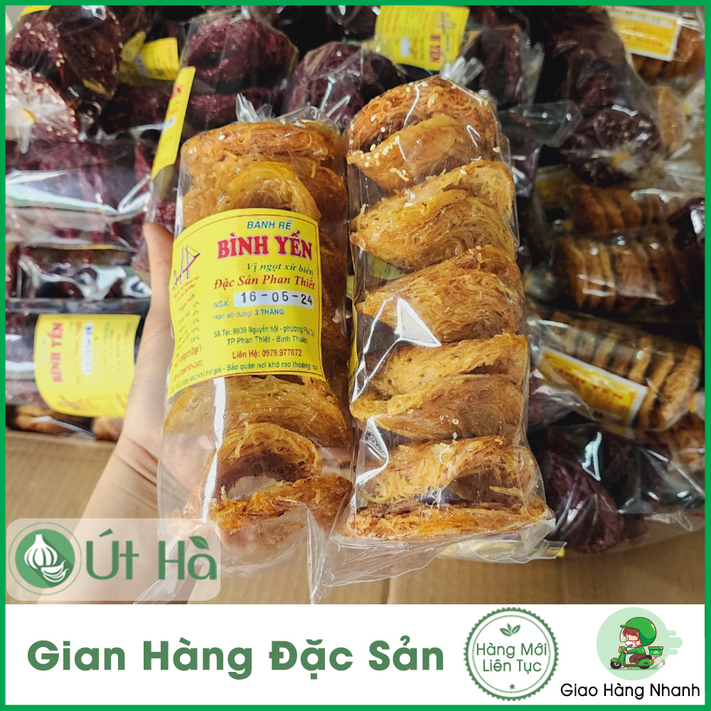 Bánh Rế Phan Thiết Vàng Bịch 10 Cái Giòn Ngon Từ Khoai Lang Ngọt Nhẹ Của Mật Mía - Út Hà Đặc Sản
