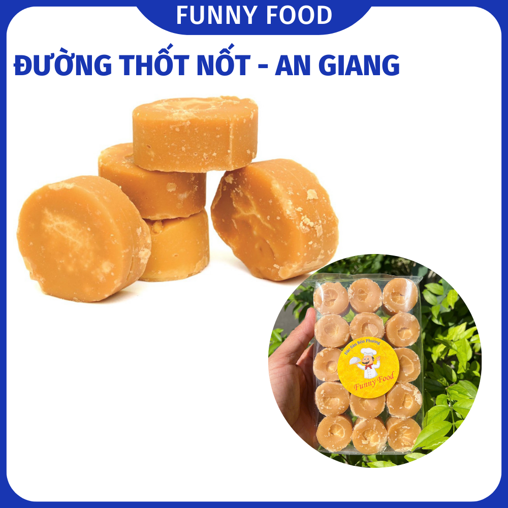 Đường Thốt Nốt Sạch – 15 Viên 500g – Đặc Sản An Giang – Funnyfood