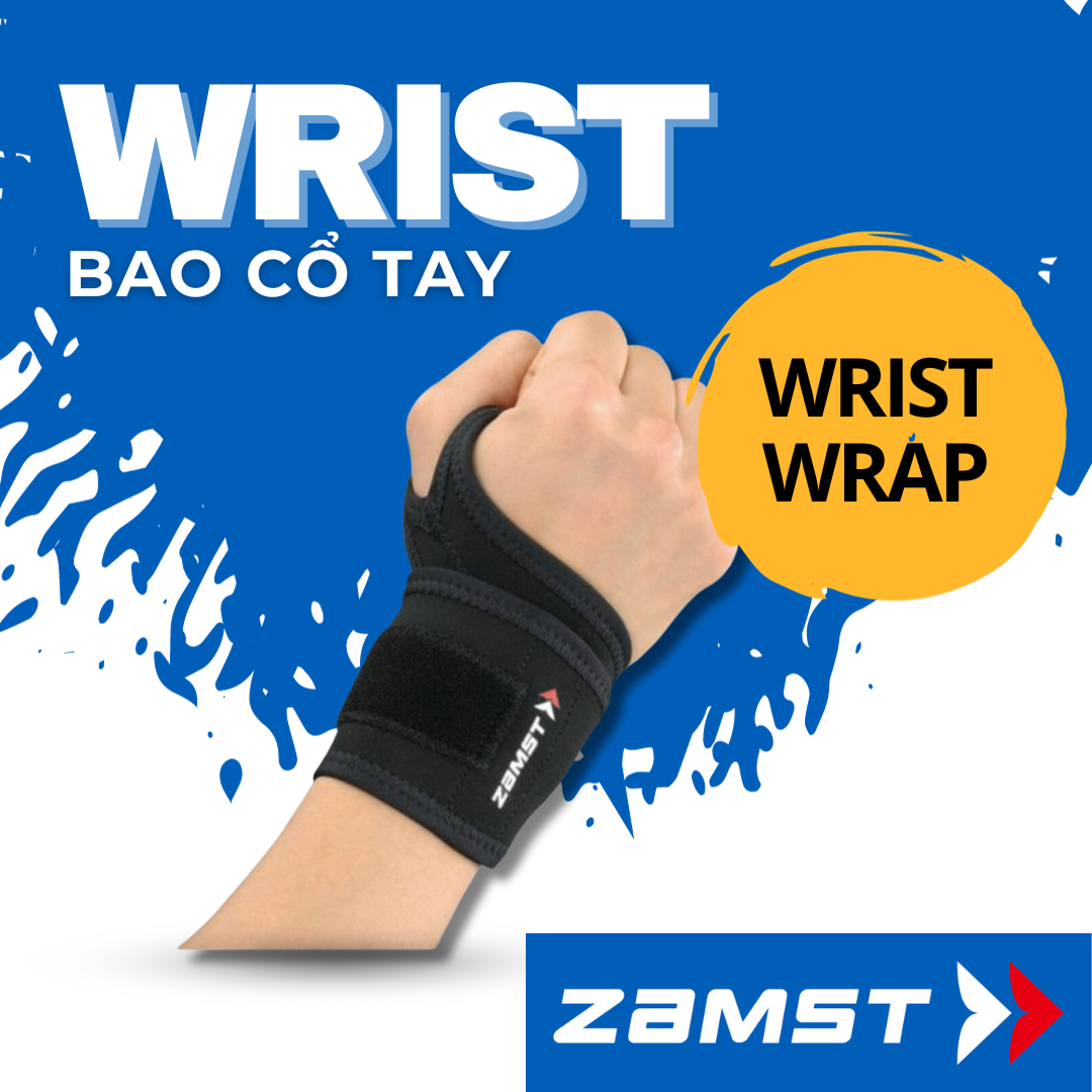 Đai bảo vệ hỗ trợ cổ tay ZAMST chính hãng WRIST WRAP