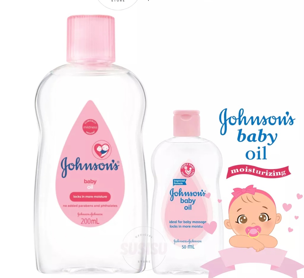 Dầu dưỡng ẩm mát xa johnson's baby oil 50ml/ 200ml