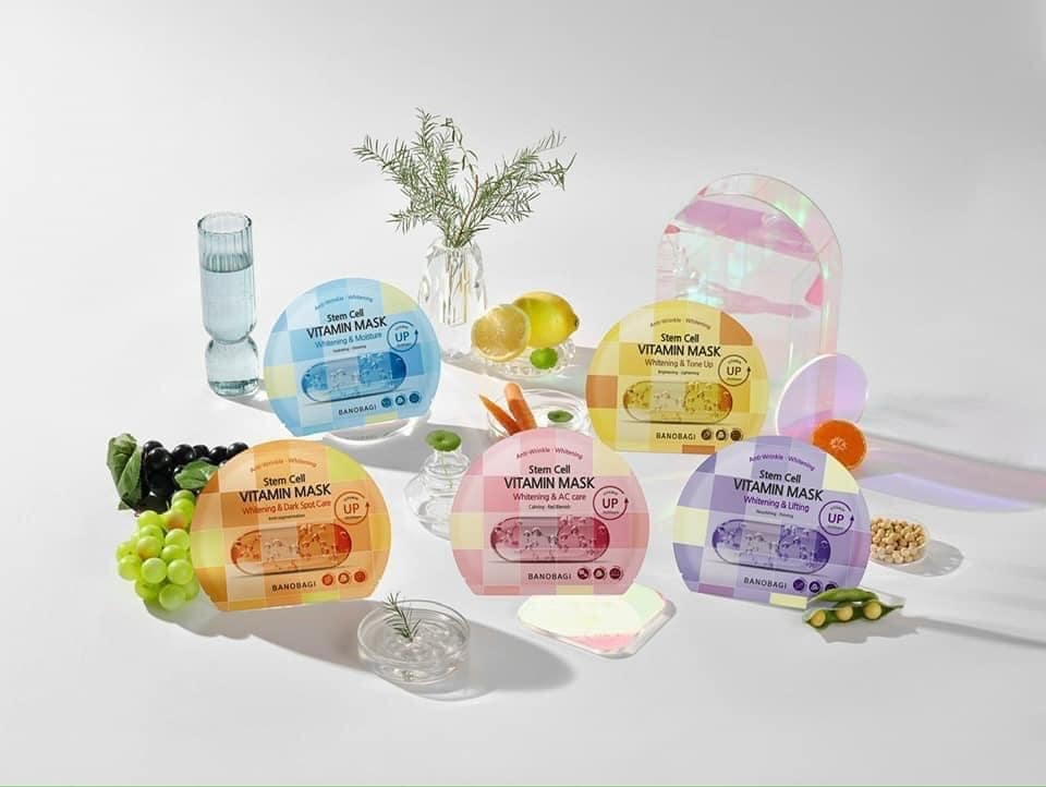 Mặt nạ Banobagi Stem Cell Vitamin Mask Mặt nạ tế bào gốc mẫu mới Hàn Quốc