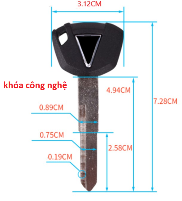 Chìa khóa xe phân khối lớn kawasaki