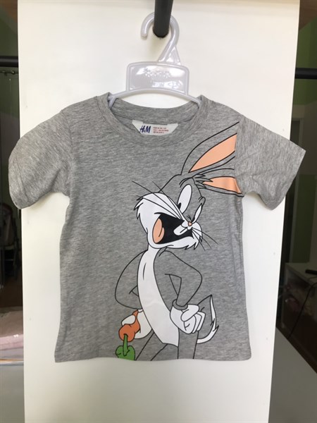 Áo thun bé trai H&M họa tiết chú thỏ