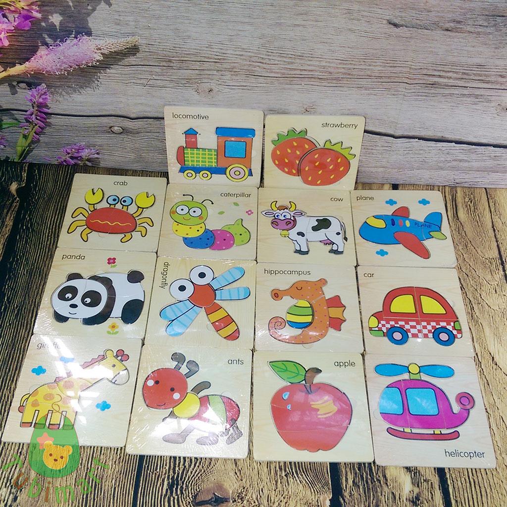 Đồ chơi tranh ghép nhỏ bằng gỗ| Đồ chơi lắp ráp | Đồ chơi lắp ghép| Đồ chơi giáo dục| Tubimart