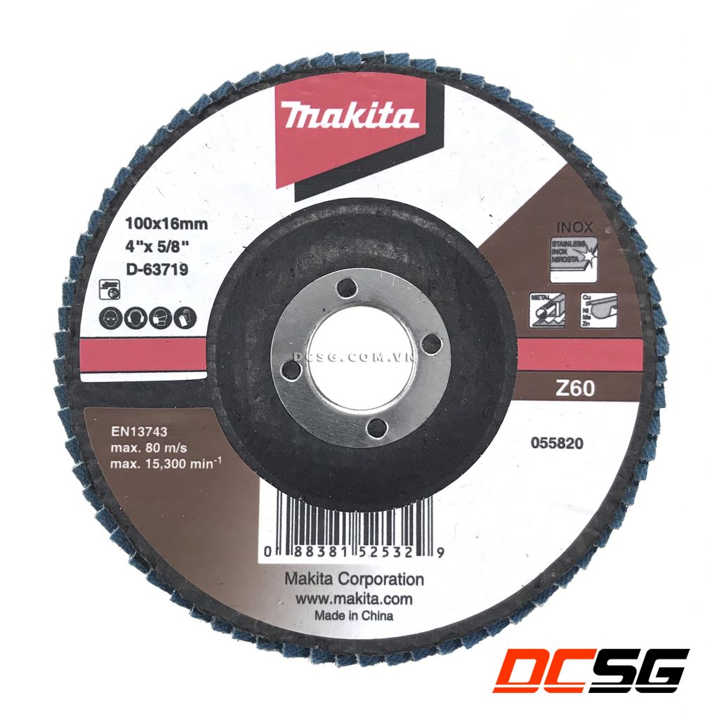 Nhám xếp 100mm z60 makita d-63719