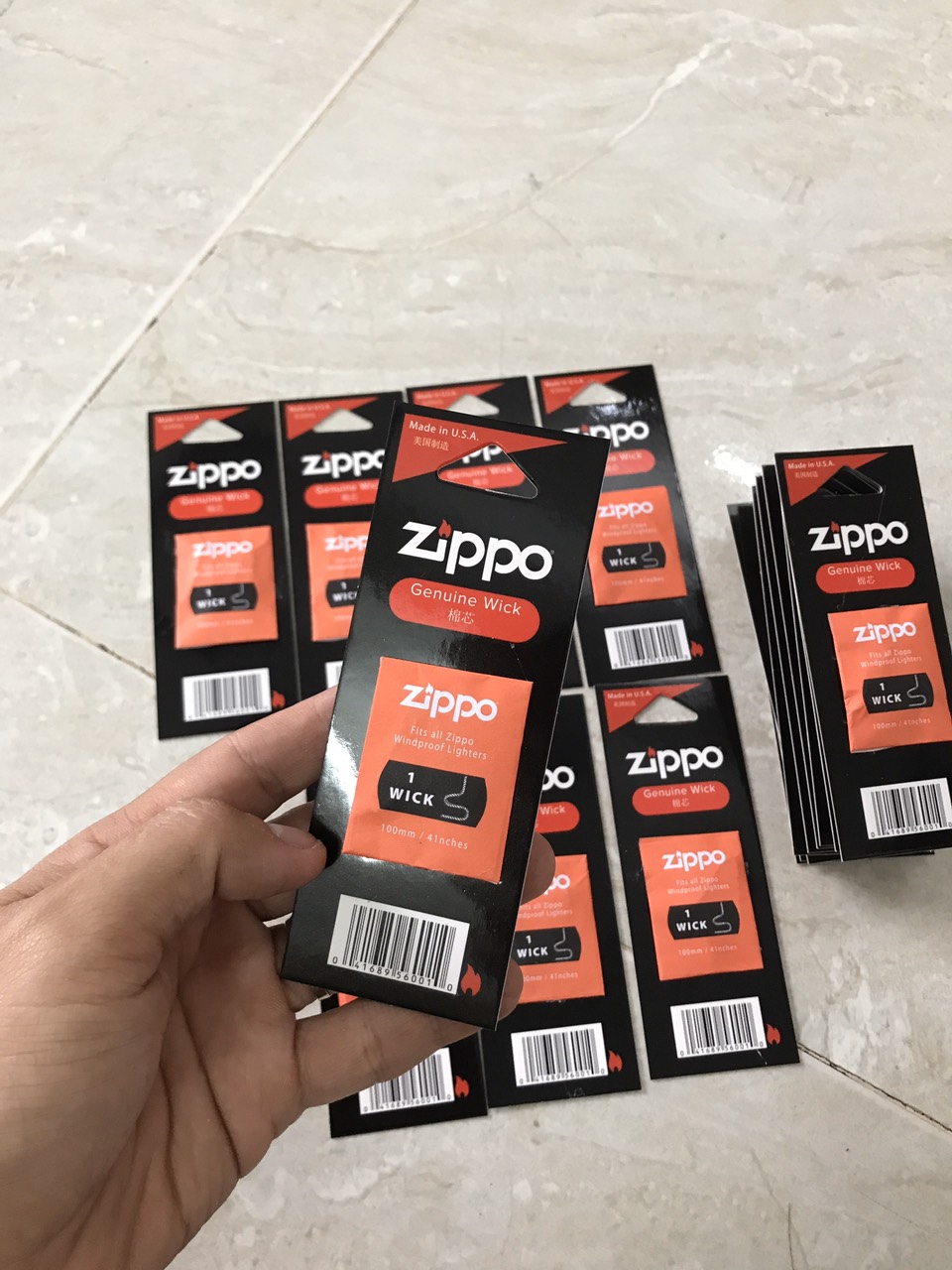 Bấc zippo - tim bấc chuyên dùng cho hộp qụet bật lửa xăng bấc đá zippo cao cấp - bật lửa zippo xịn