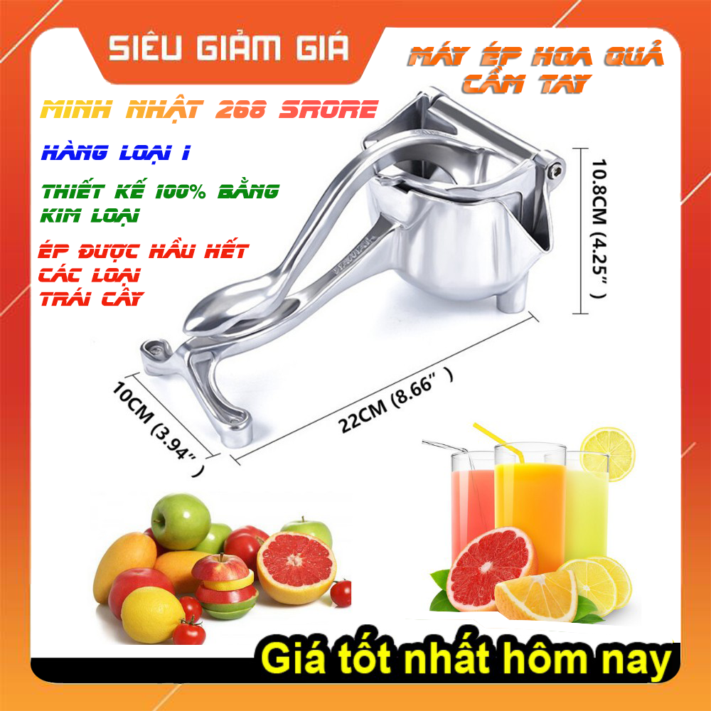 HÀNG LOẠI 1-  ép trái cây cầm tay , máy ép hoa quả bằng tay ,máy ép trái cây bằng tay , Lõi Inox , bền sáng ,dễ vệ sinh ,không bị oxi hóa trong thời gian sử dụng