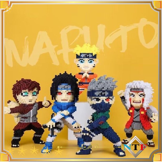 quà sinh nhật lazPickMô hình lắp ráp Lego Manga Naruto, Kakashi, Sasuke 36