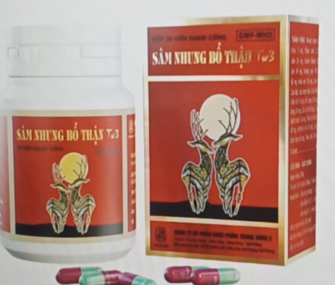    Chính hãng - Freeship   Sâm nhung bổ thận TW3 bổ thận tráng dương hộp 30 viên 