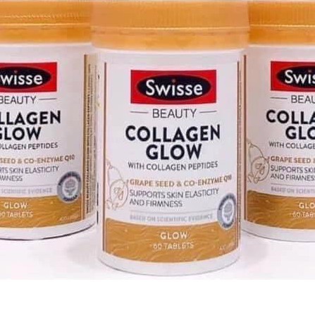 Viên uống collagen glow swisse hàng sẵn
