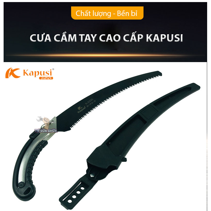 Cưa gỗ cầm tay 350mm chính hãng Kapusi Nhật Bản