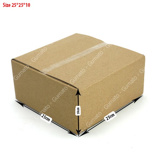 [HCM]Combo 20 thùng giấy P70 size 25x25x10 hộp carton gói hàng Everest