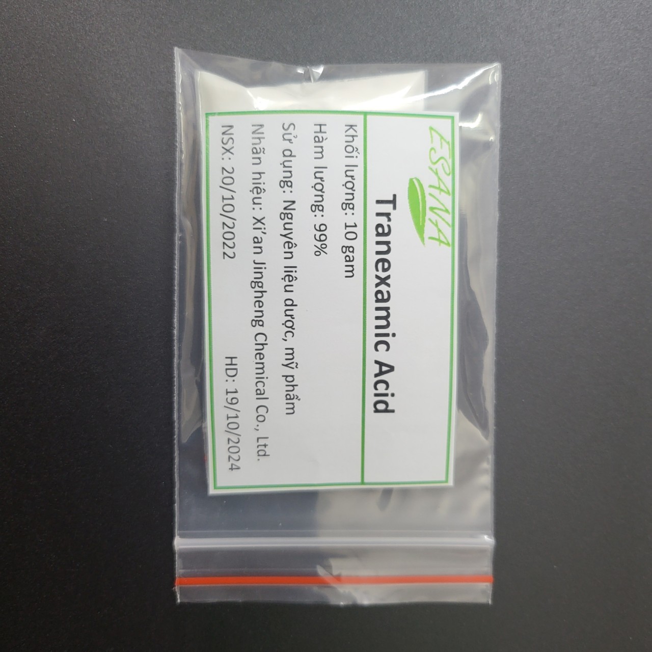 10g-30g Bột Tranexanic Acid nguyên liệu mỹ phẩm