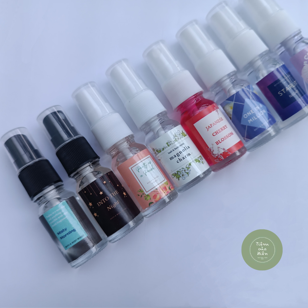Xịt thơm Body mist Bath & Body Works chiết 10ml thử mùi BBW