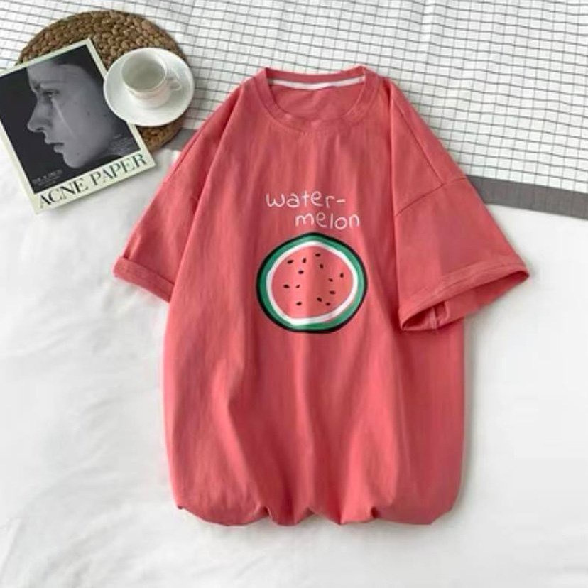 Áo phông, áo thun in hình quả dưa hấu siêu cute cho nữ