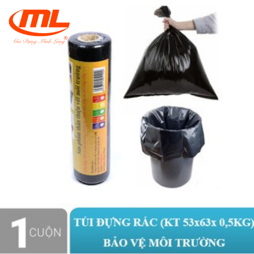 CUỘN TÚI ĐỰNG RÁC TỰ PHÂN HUỶ 0,5KG BẢO VỆ MÔI TRƯỜNG