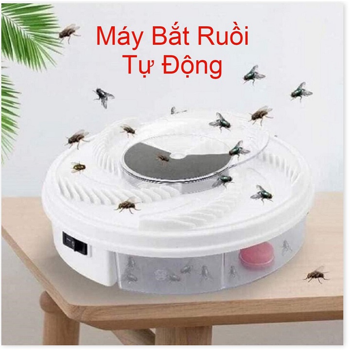 Máy Bắt Ruồi Tự Động Thông Minh, Máy Bắt Ruồi Chạy Điện Không Dùng Hóa Chất, Máy bắt ruồi tự động thông minh, máy diệt côn trùng, máy đuổi ruồi, máy bắt ruồi hiệu quả an toàn thân thiện với môi trường.