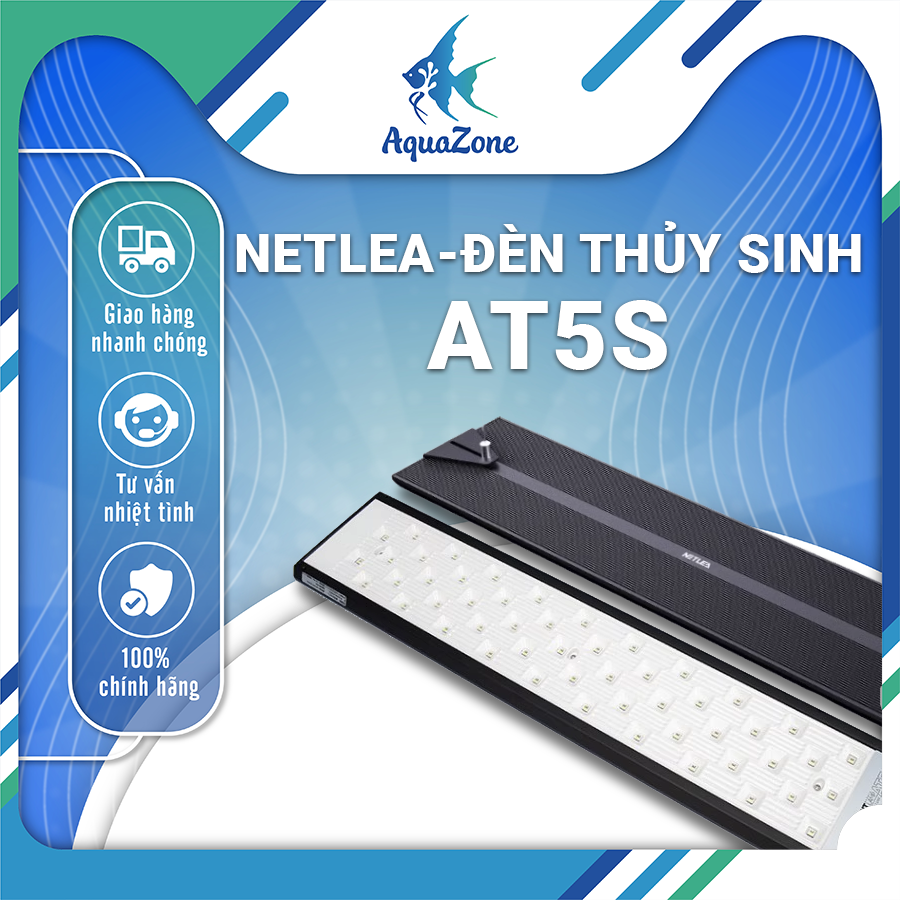 Đèn led NETLEA hệ AT5s & RGB dành cho bể cá, bể thủy sinh cao cấp | Đèn led hiệu ứng ánh sáng cao, chip đèn thế hệ mới