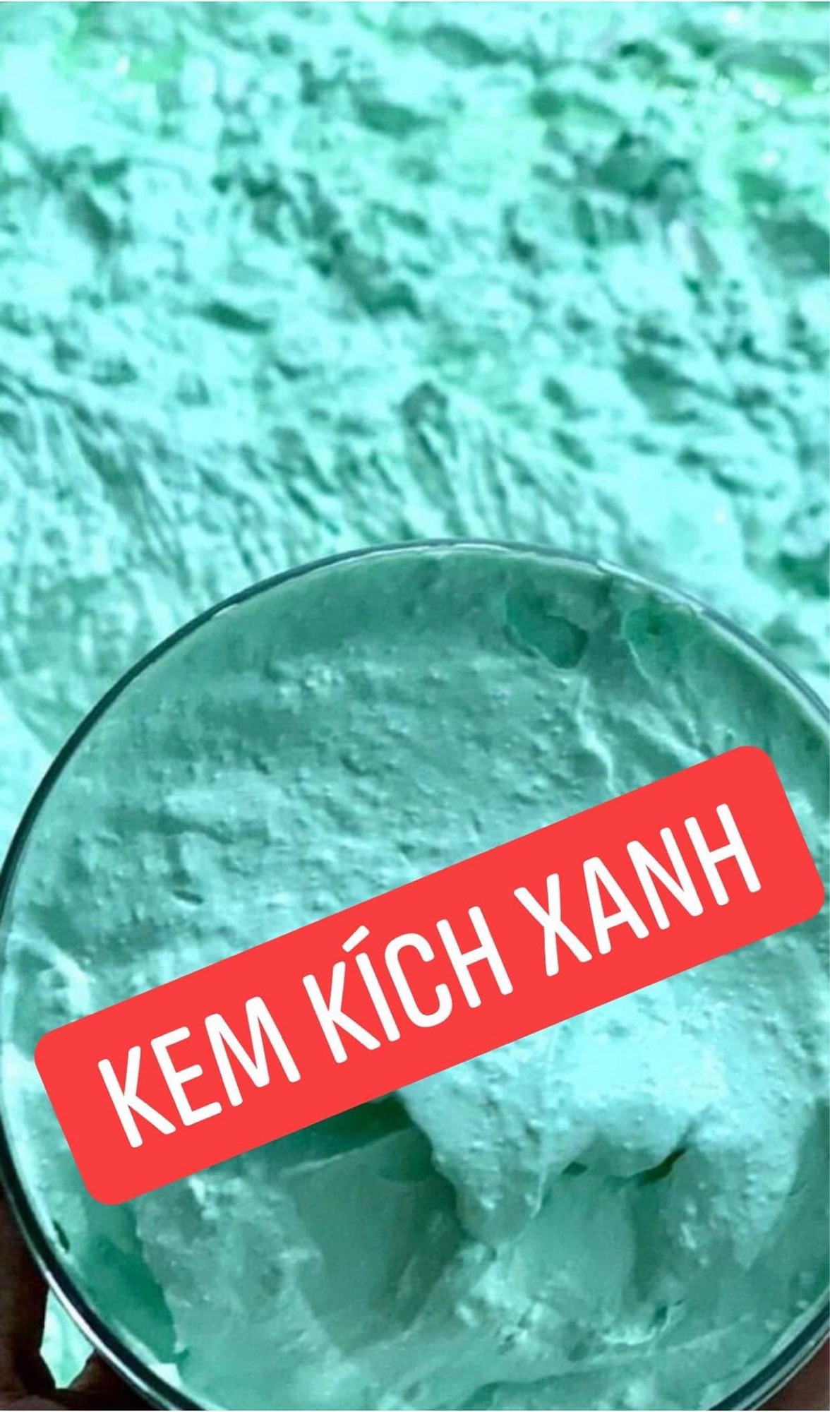 Kem kích xanh 1kg 200k siêu mạnh