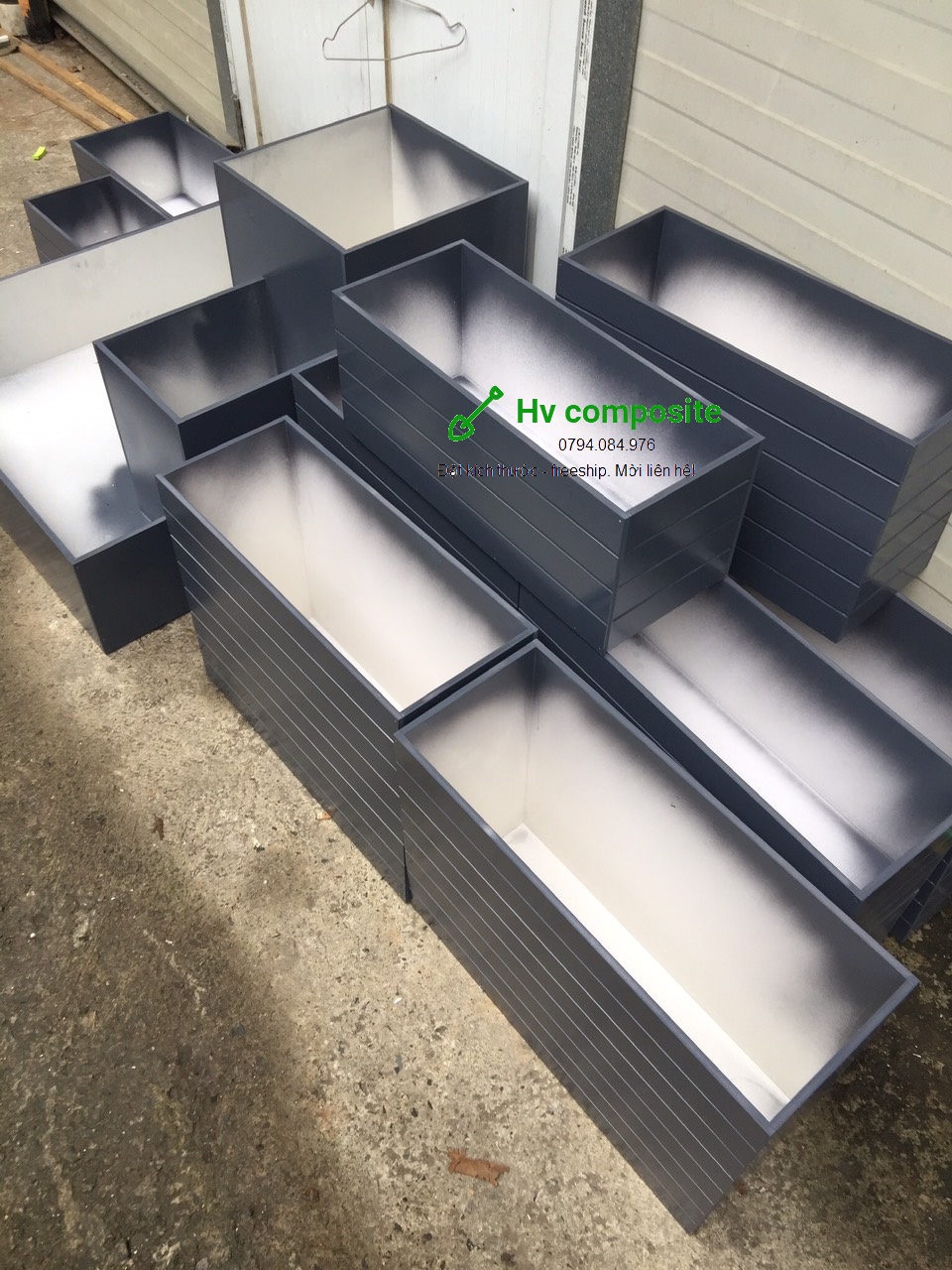 chậu trồng cây composite 80x25x25