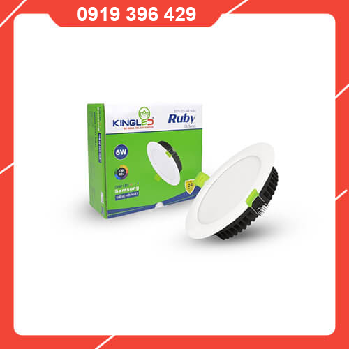 Đèn âm trần ruby kingled 8w