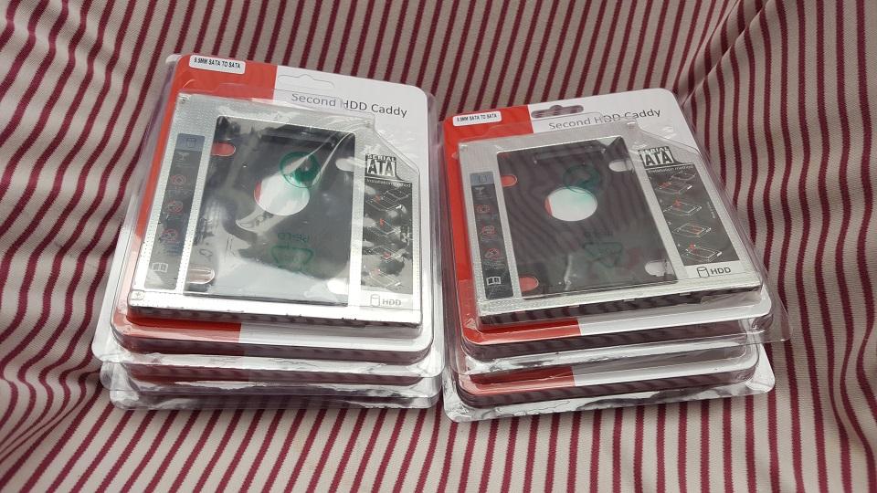 Caddy bay 12.7mm sata 3 sản phẩm thay thế ổ dvd gắn trong laptop bằng ổ cứng 2.5 inch