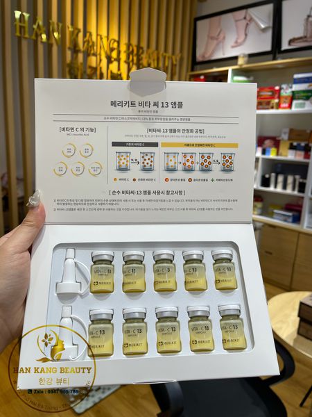 Tinh Chất Cô Đặc Ngừa Nám Tàn Nhang Làm Sáng Da Chống Lão Hoá Vita-C 13 Ampoule