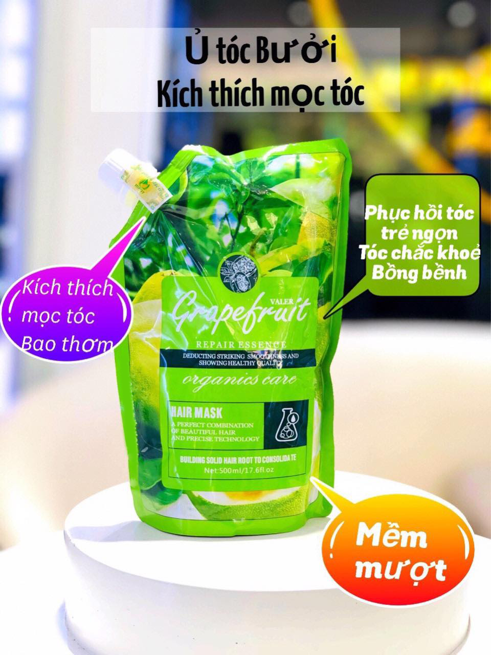 [HCM]Hấp Ủ Bưởi Grapetruit Kích Thích Mọc Tóc 500ml - Kem Ủ Tóc Bưởi - Ủ bưởi - Hấp ủ bưởi