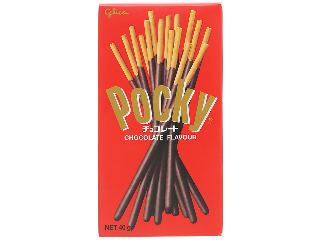 Bánh Que Pocky Kem Sôcôla Chocolate Flavor (Hộp 38g-đỏ)