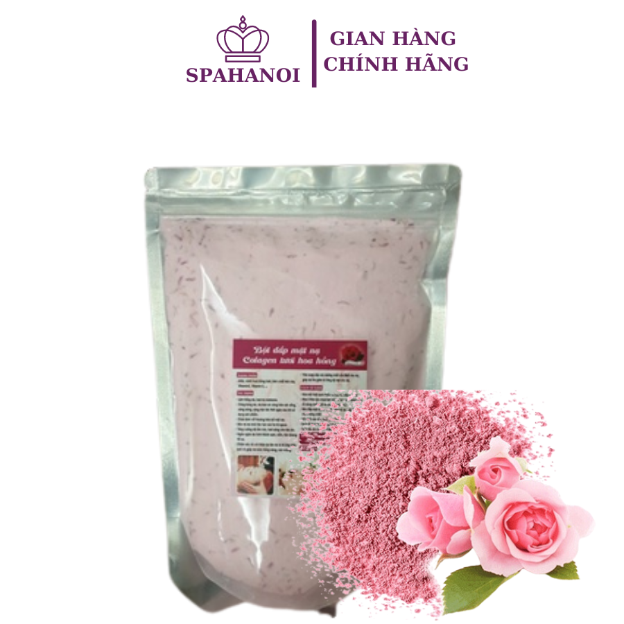 Mặt nạ collagen cánh hoa hồng cao cấp dùng trong spa thẫm mỹ viện!