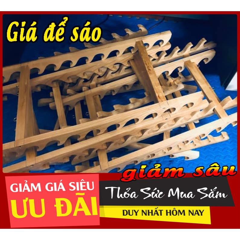 Giá treo tiêu sáo trúc, kệ để sáo 11 cây cho anh em đam mê - hàng chất lượng cao