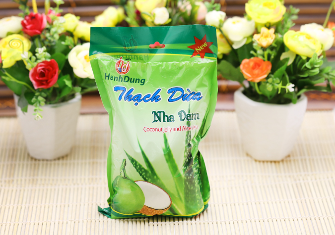 Thạch dừa nha đam Hạnh Dung 800g