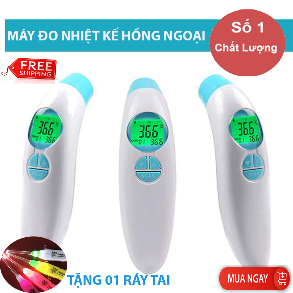 MÁY ĐO NHIỆT ĐỘ; MÁY ĐO NHIỆT ĐỘ CẢM ỨNG; NHIỆT KẾ HỒNG NGOẠI; NHANH CHÓNG - TIỆN LỢI - AN TOÀN - HIỆU QUẢ; Thao tác sử dụng đơn giản, dễ dàng, không tốn thời gian, cho kết quả nhanh chóng, chuẩn xác; BH 1 ĐỔI 1
