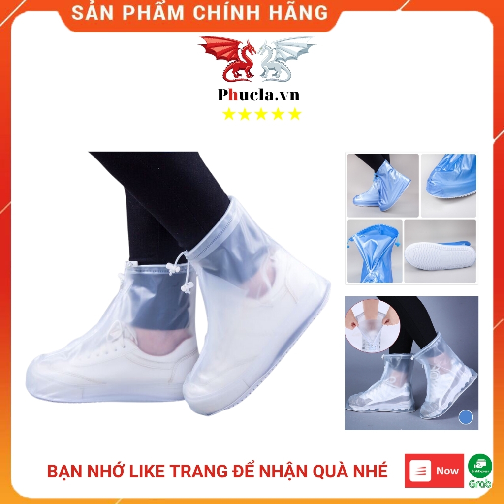 Ủng đi mưa, giày đi mưa, ủng bọc giày đi mưa cao cổ lội nước siêu bền chống nước tốt giá siêu rẻ F89 007
