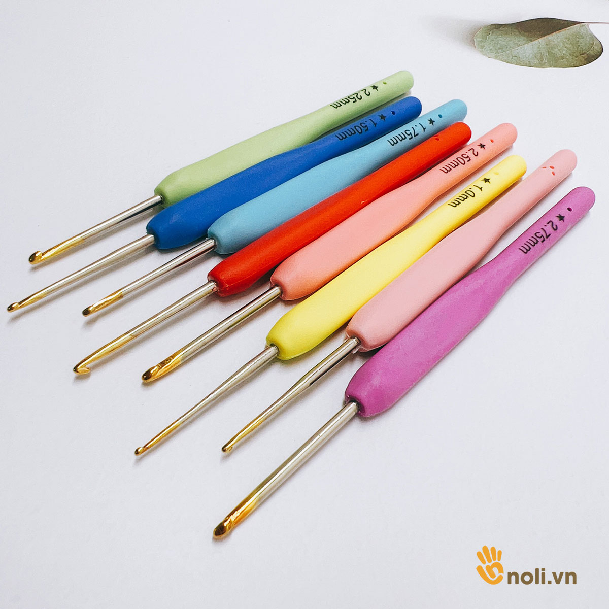 Bộ kim móc cán dẻo 8 cây