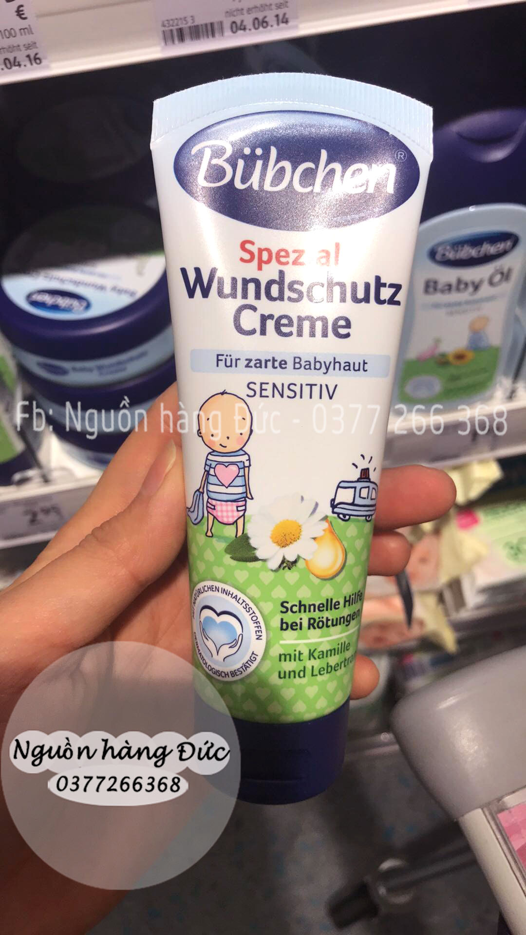 KEM CHỐNG, TRỊ HĂM BUBCHEN NỘI ĐỊA ĐỨC 150ML - NGUỒN HÀNG ĐỨC