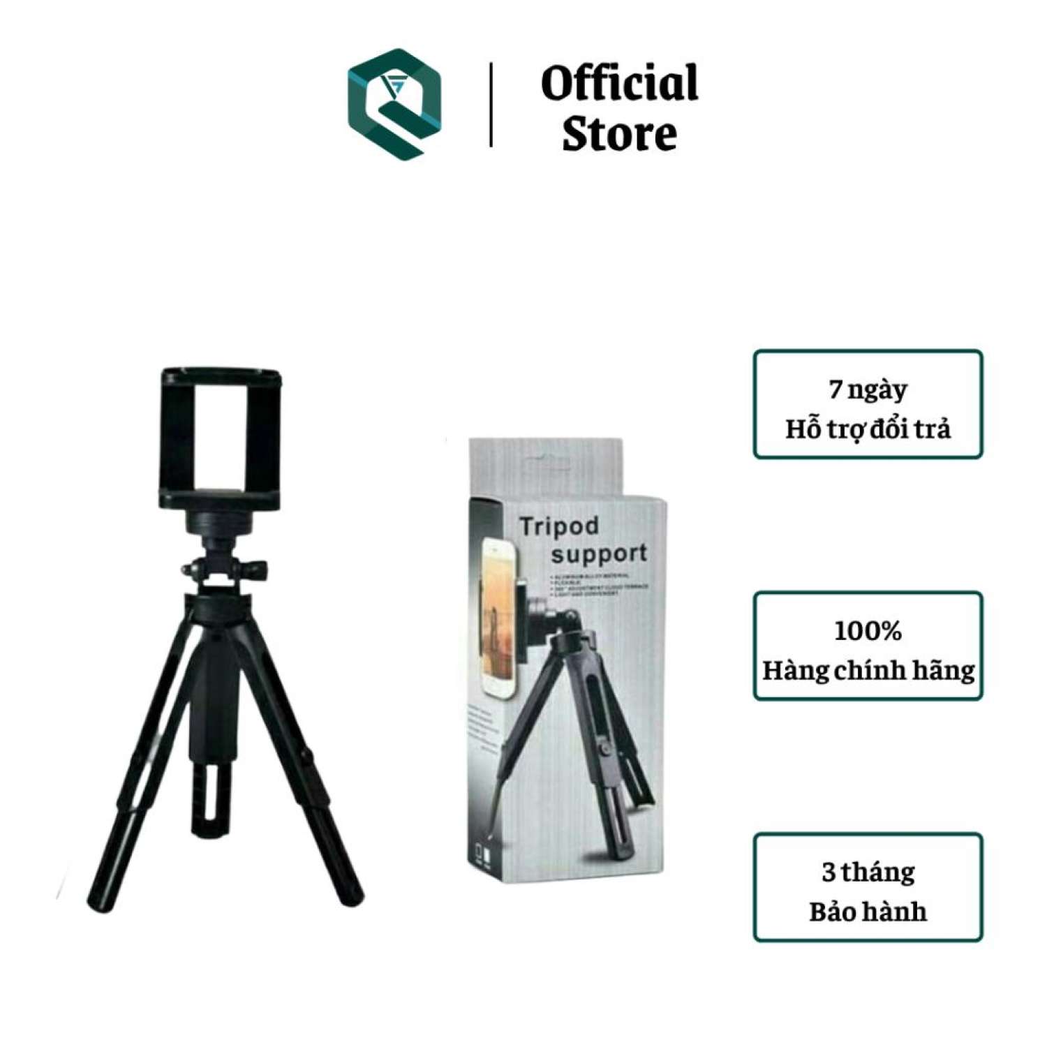 Gía Đỡ Điện Thoại Để Bàn Gấp Gọn - Tripod Điện Thoại Mini Chụp Ảnh Quay Phim Tiện Dụng