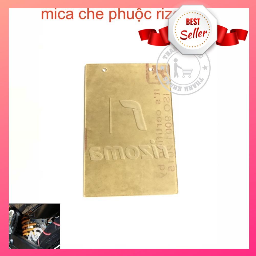Mica che phuộc chống bụi bẩn in chữ RZM  thanh khang  006001074